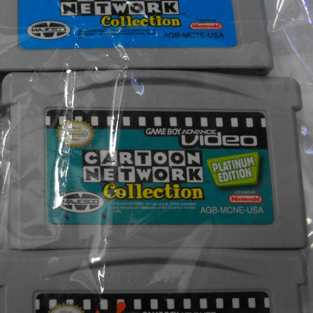 Gameboy Advance Cartoon Network Platinum Edition